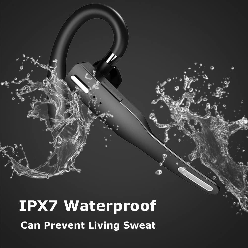 Business earphones wireless headset with microphone Bluetooth 5.1 headset 180 rotating ear loop with charging case