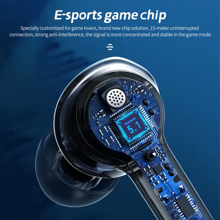 Colorful gaming earphone X7 TWS sport in-ear headphone noise cancelling IPX4 waterproof earbuds