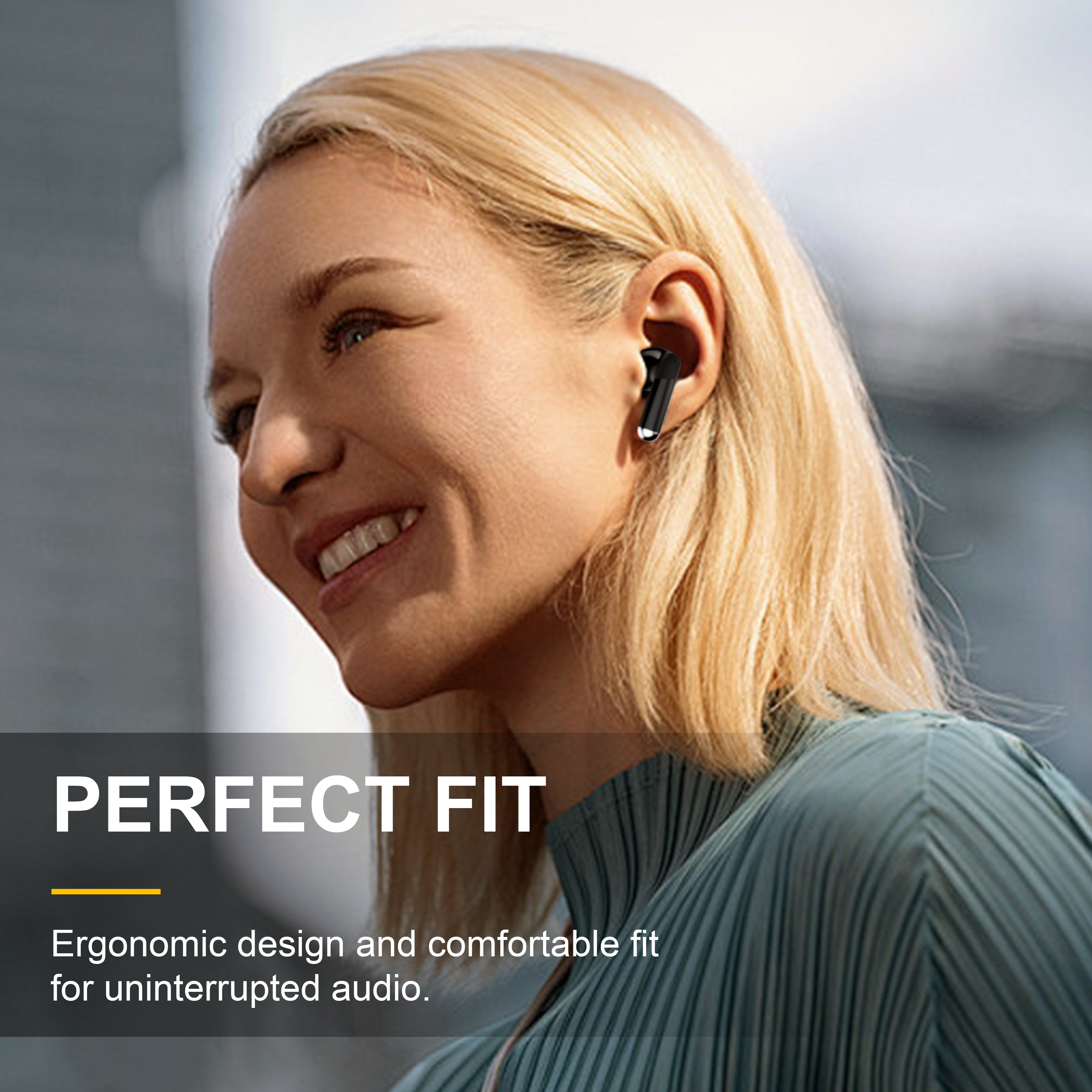 SP9D LED Dual Digital Display Wireless Earphones In Ear Mini Earbuds with Multi-function Touch Area and ENC Noise Cancelling