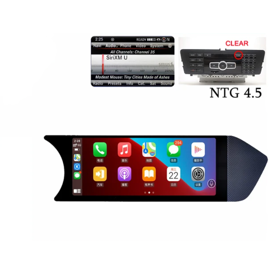 8.8\" 2G+32G Android Car Radio Navigation CarPlay GPS Connection Original Style For Mercedes Benz C Class W204 2011-2013 NTG4.5