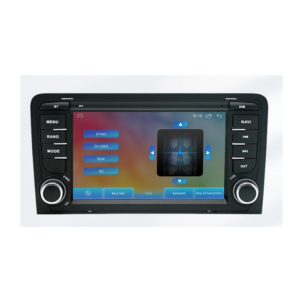 2 Din Android Car No Dvd Player For Audi A3 8 11 P S3 2007-2012 Rs3 Sportback Radio Multimedia Gps Navigation Audio Stereo