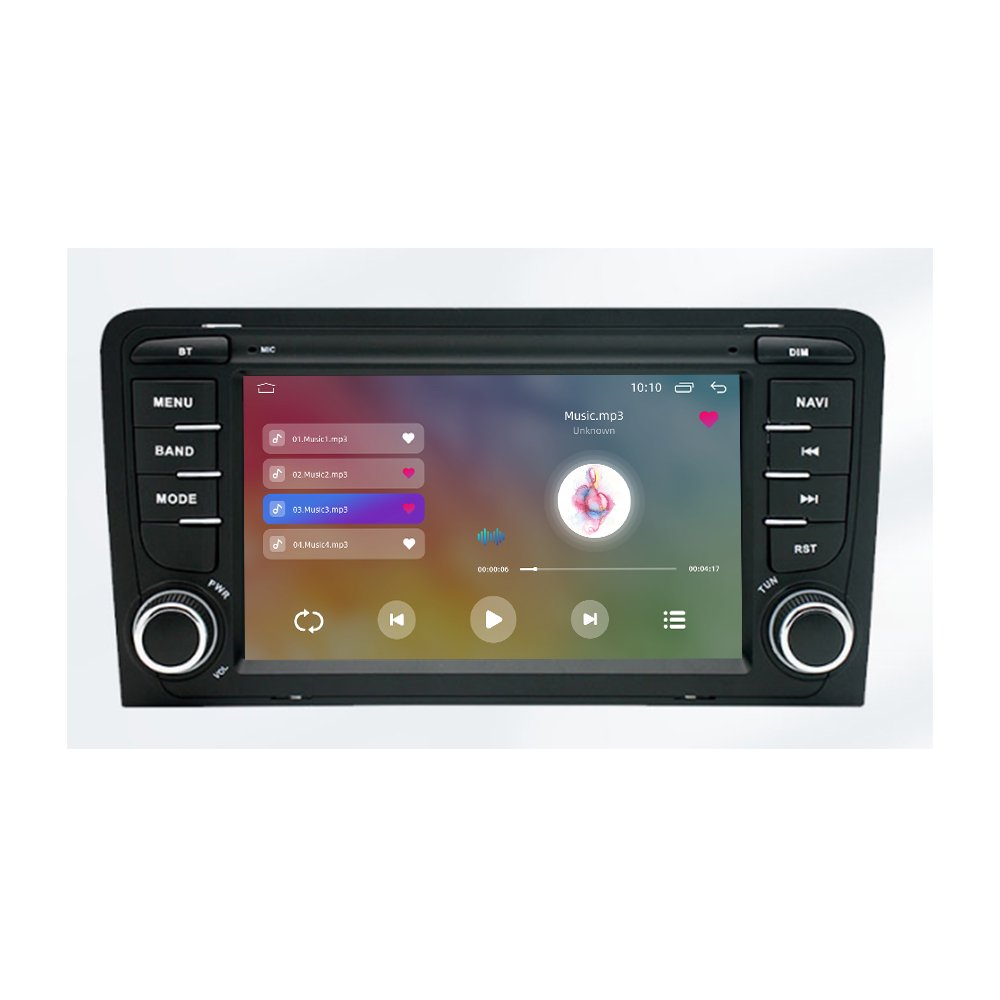 2 Din Android Car No Dvd Player For Audi A3 8 11 P S3 2007-2012 Rs3 Sportback Radio Multimedia Gps Navigation Audio Stereo
