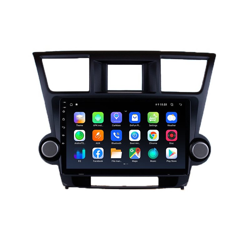 Android 10.0 WiFi BT GPS FM 2+32GB Car DVD Stereo Radio For Toyota Highlander 2009 2010 2011 2012 2013 2014 10 inch Screen