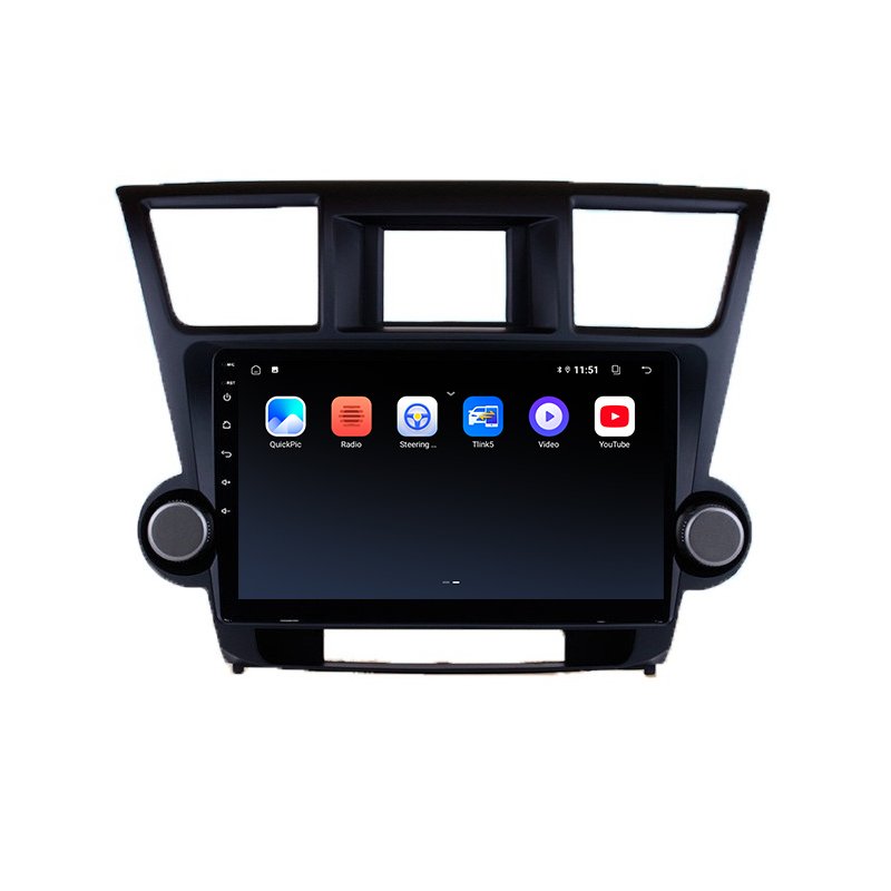 Android 10.0 WiFi BT GPS FM 2+32GB Car DVD Stereo Radio For Toyota Highlander 2009 2010 2011 2012 2013 2014 10 inch Screen