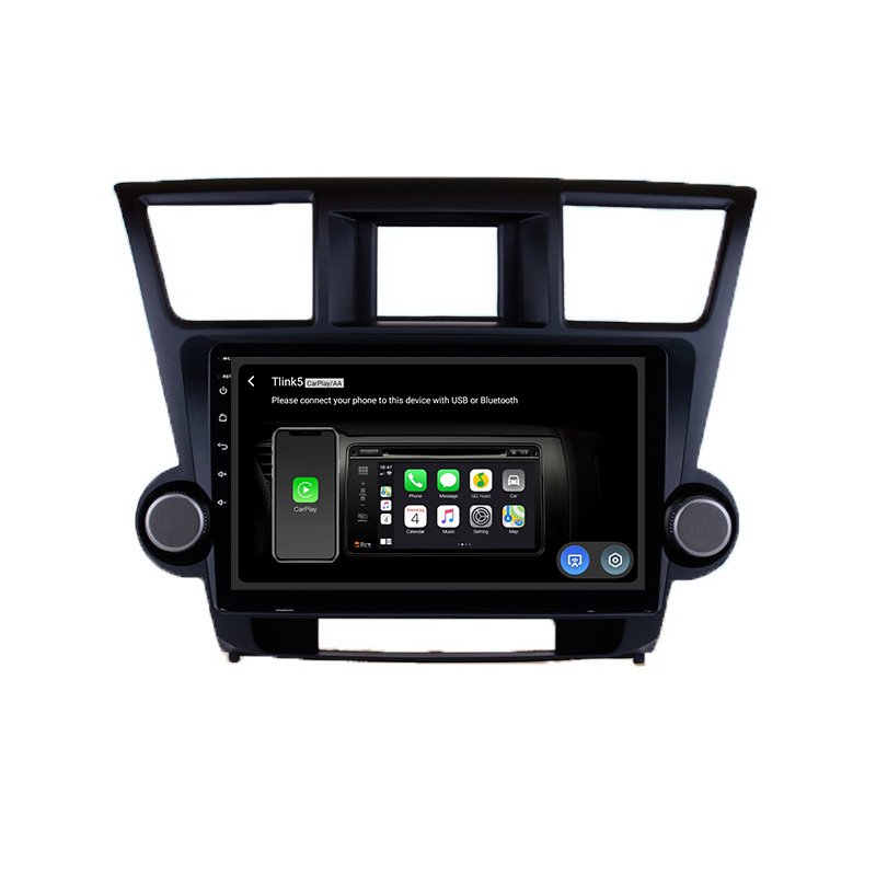 Android 10.0 WiFi BT GPS FM 2+32GB Car DVD Stereo Radio For Toyota Highlander 2009 2010 2011 2012 2013 2014 10 inch Screen