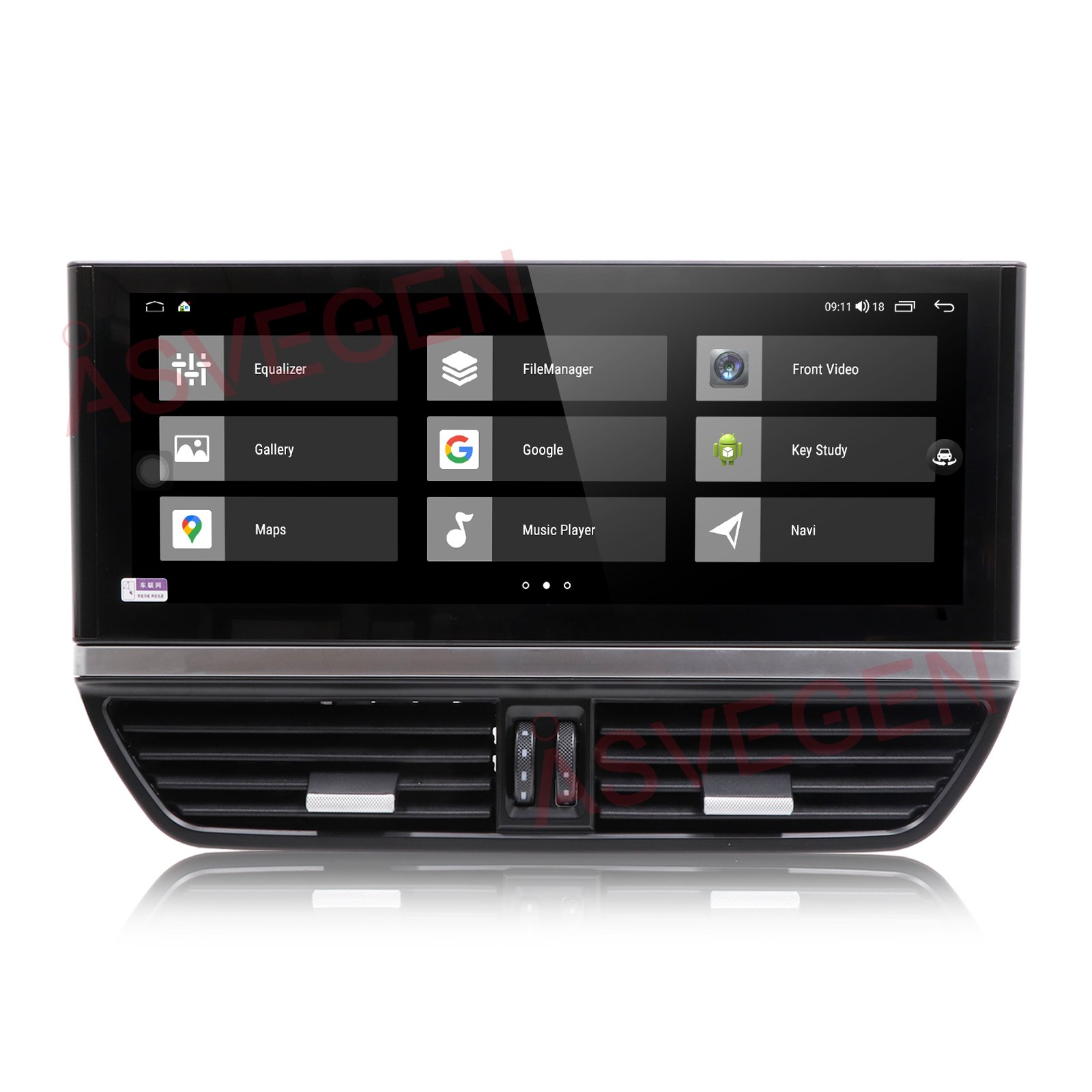 12.3 inch carplay Android auto Car DVD Radio Stereo Player For Porsche Cayenne 2011 -2016 With Car GPS Navigation