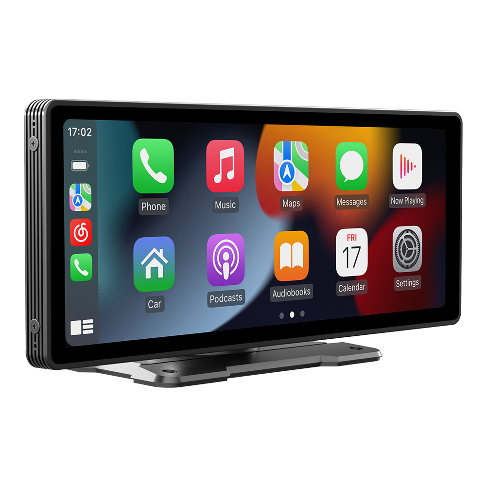 9.3"/10.26'' IPS HD CarPlay Monitor Wireless Android Auto Radio Universal Multimedia Video MP5 Player Touch Screen BT DVR Mirror