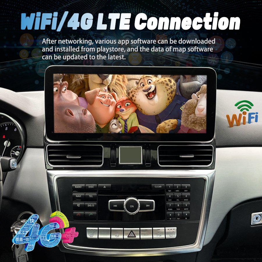 8+256G NEW Android Auto Carplay Car Radio For Mercedes Benz GLE GLS W166 W167 C292 2016-2018 GPS Stereo Multimedia Video Player
