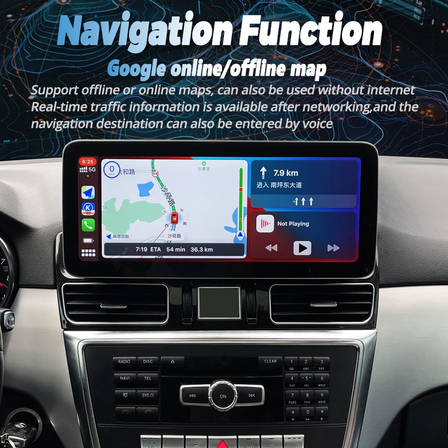 8+256G NEW Android Auto Carplay Car Radio For Mercedes Benz GLE GLS W166 W167 C292 2016-2018 GPS Stereo Multimedia Video Player