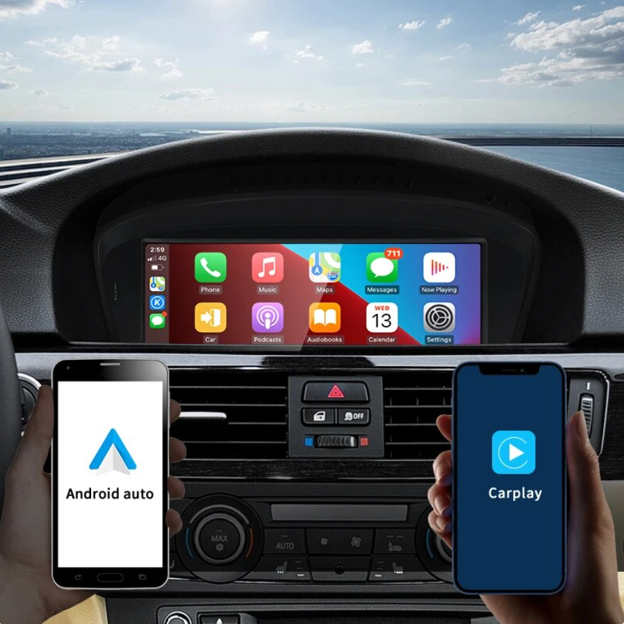 8.8" original style wireless carplay& android auto Linux system car dvd player For BMW 5 Series E60 E61 E63 2005-2010 CCC system