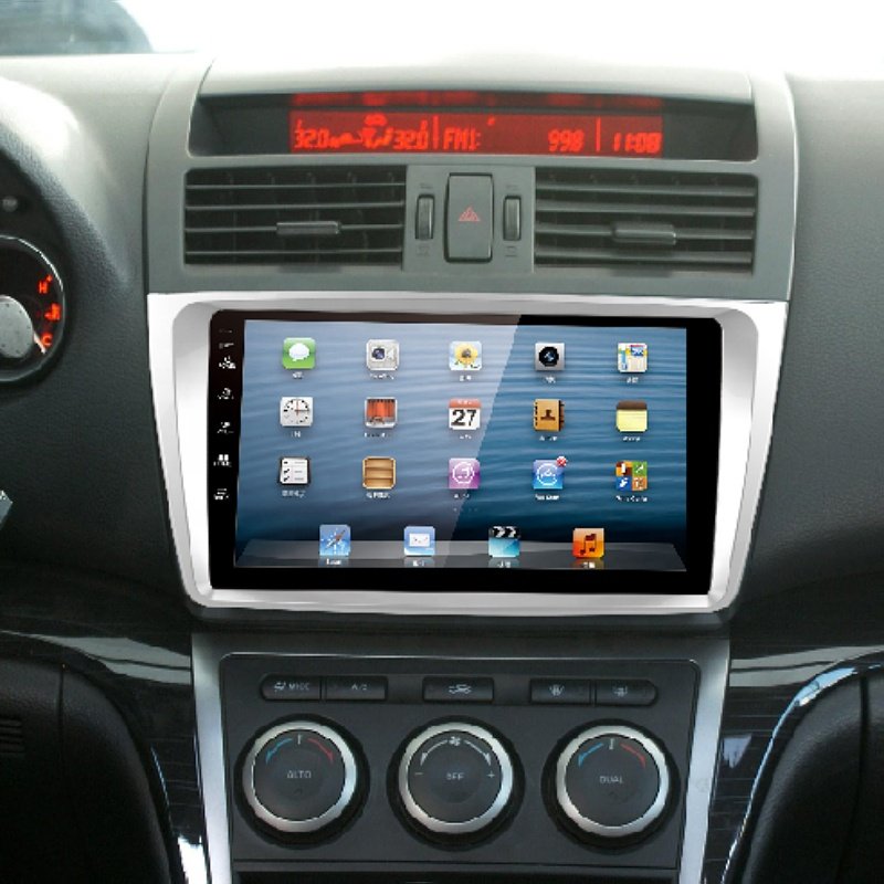 Car DVD Player frame for Mazda 6 2008-2015 navigation panel car radio frame Android radio fascia frame