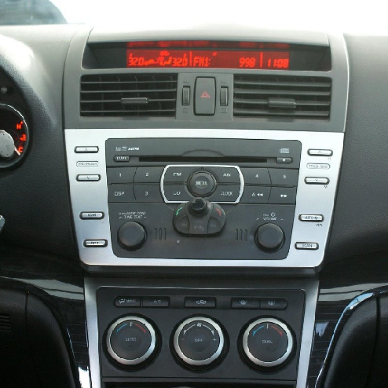 Car DVD Player frame for Mazda 6 2008-2015 navigation panel car radio frame Android radio fascia frame