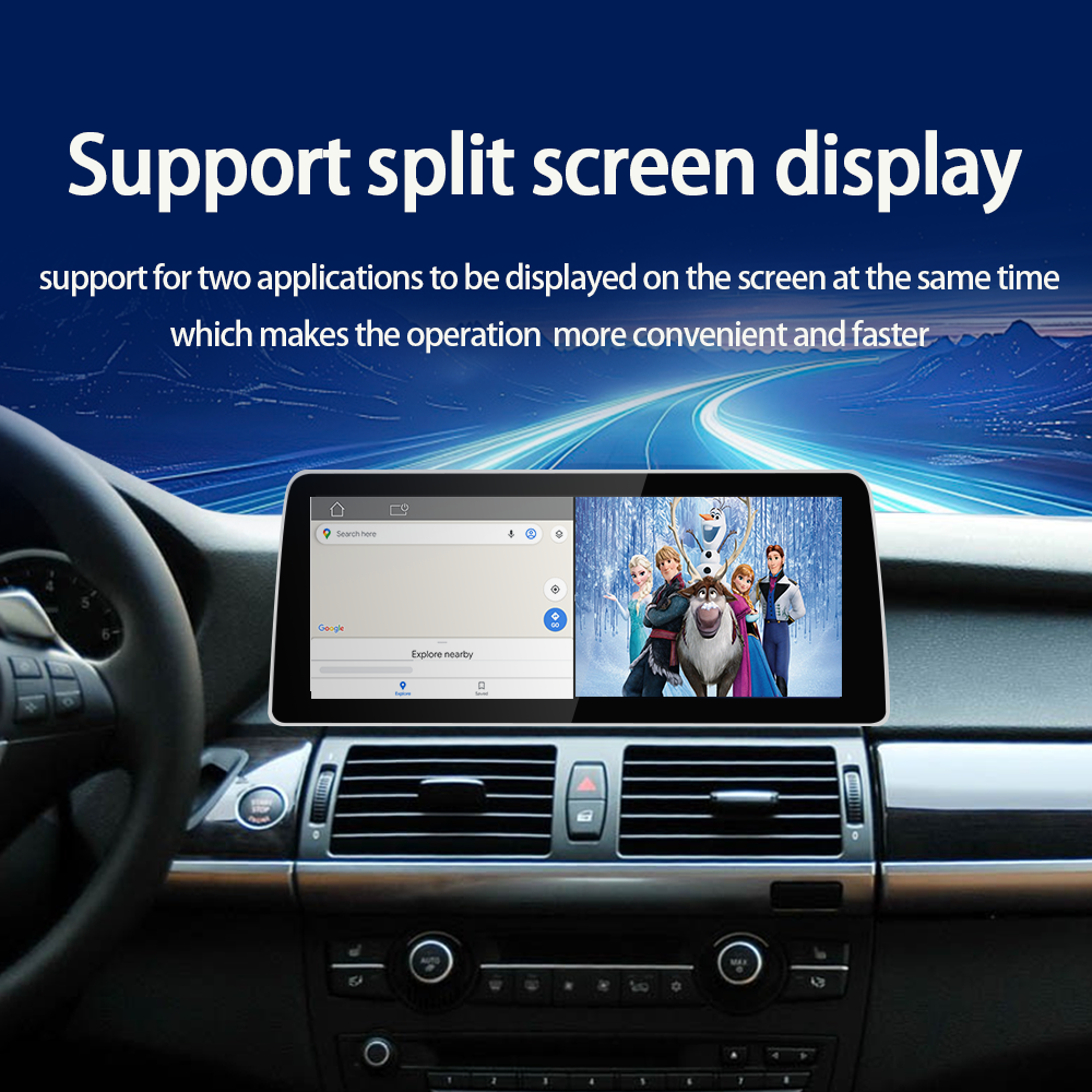 LELV Android 12.3" Car Audio Auto Radio Dvd Player For Bmw X5 E70 X6 E71 2007-2013 Android Stereo Autoradio Car Screen