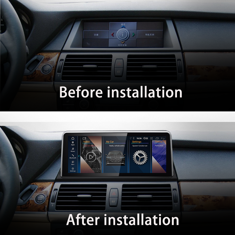 LELV Android 12.3" Car Audio Auto Radio Dvd Player For Bmw X5 E70 X6 E71 2007-2013 Android Stereo Autoradio Car Screen