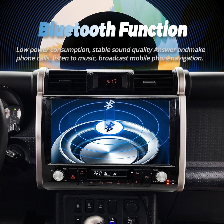 13.3inch 1920*720 Android 13 Screen For For Toyota FJ Cruiser 2006 2007-2022 Autoradio GPS Radio Car Multimedia Video Player