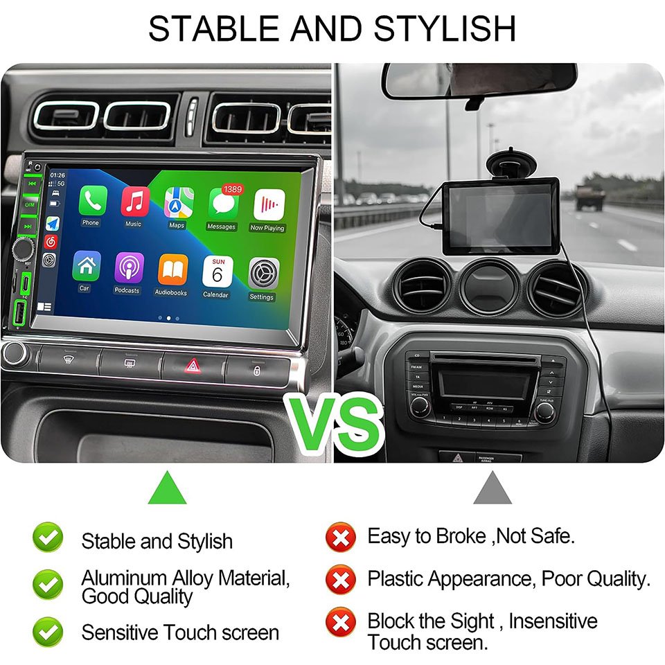 OKOK Android 12 8G 128G Car GPS Navigation for Car Android Player 1 Din Android Car Radio