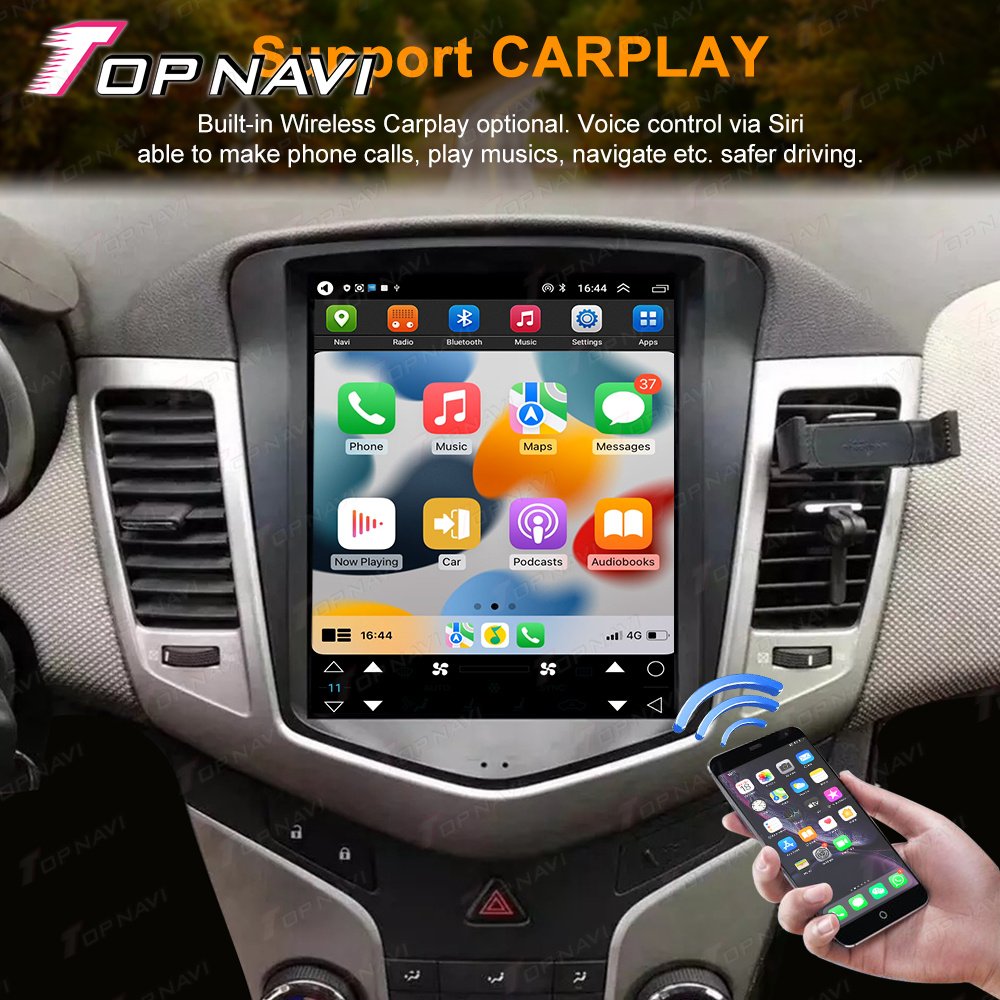 10.4 Inch Touch Screen Car Stereo Multimedia Player for Chevrolet CRUZE 2009 - 2023 2+32G Android Radio With GPS WiFi