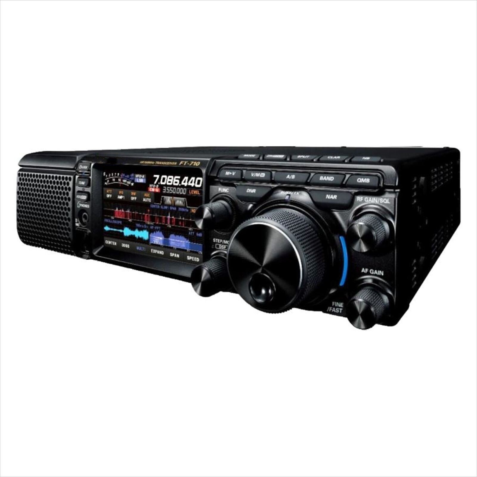 FT710 FT-710 Aess short-wave sender 50MHz 100W HF Transceiver HF SDR Mobile Ham Radio AESS 100W HF/50MHz Compact walkie talkie