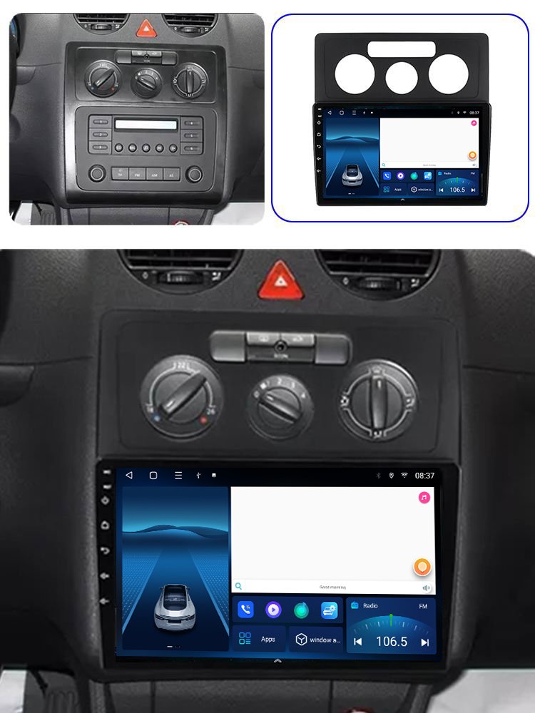 For Volkswagen VW Caddy 3 2004-2010 Android Car Radio Multimedia Video DVD Player Navigation GPS