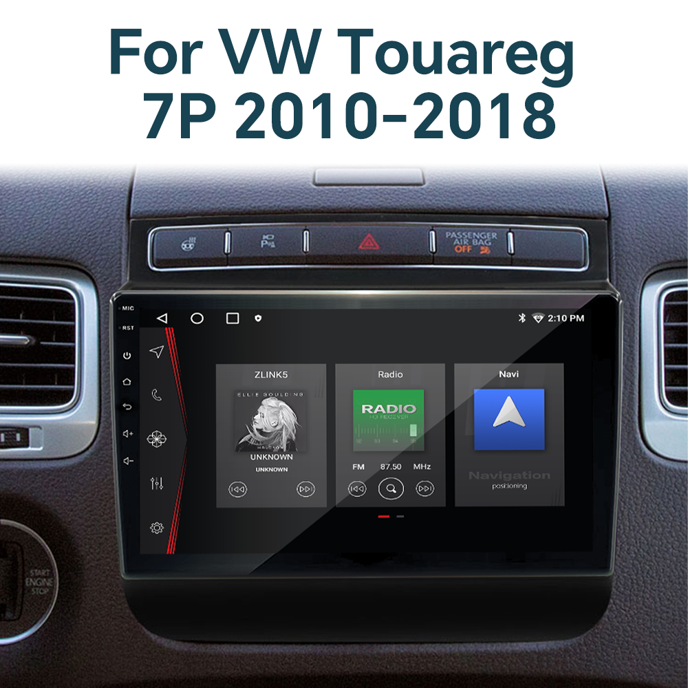 Customizable Android Car Radio DVD Player for VW Volkswagen Touareg 7P 2010-2018 Stereo Audio Navigator GPS DSP Car-play Screen