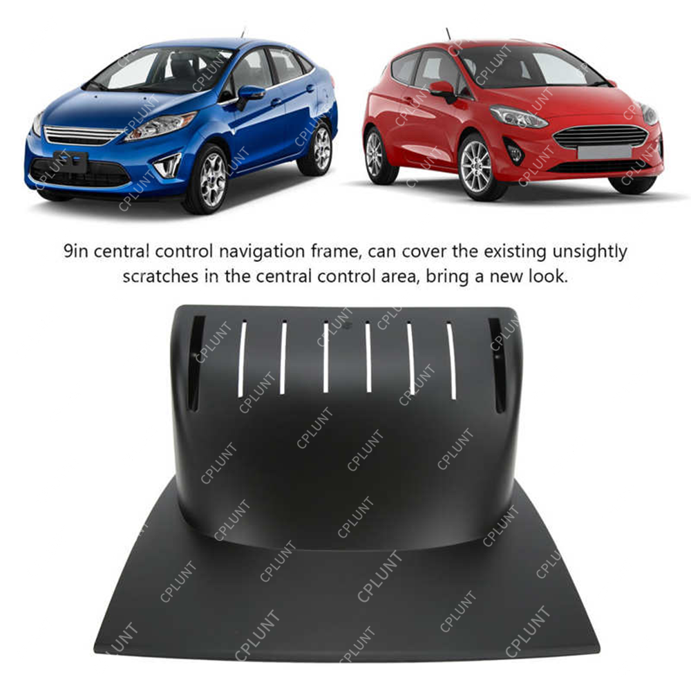 Car DVD Player Frame FOR FORD FIESTA 2009-2014 MATTER BLACK 9inch Touch screen Android radio Farme stereo
