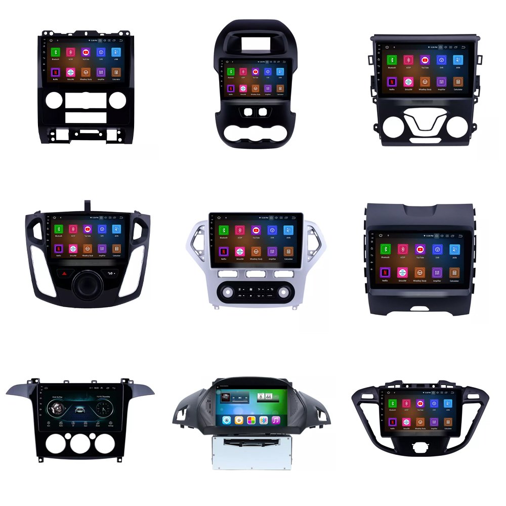Fast shipping car frame radio frame radio frame for ford explorer 2012-2016 , BLACK