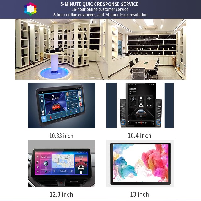 Flysonic 9 inch 2+32 4k Video Carplay Screen With 1280*720 Android Stereo Radio Stereo Android Car Radio Car DVD Player