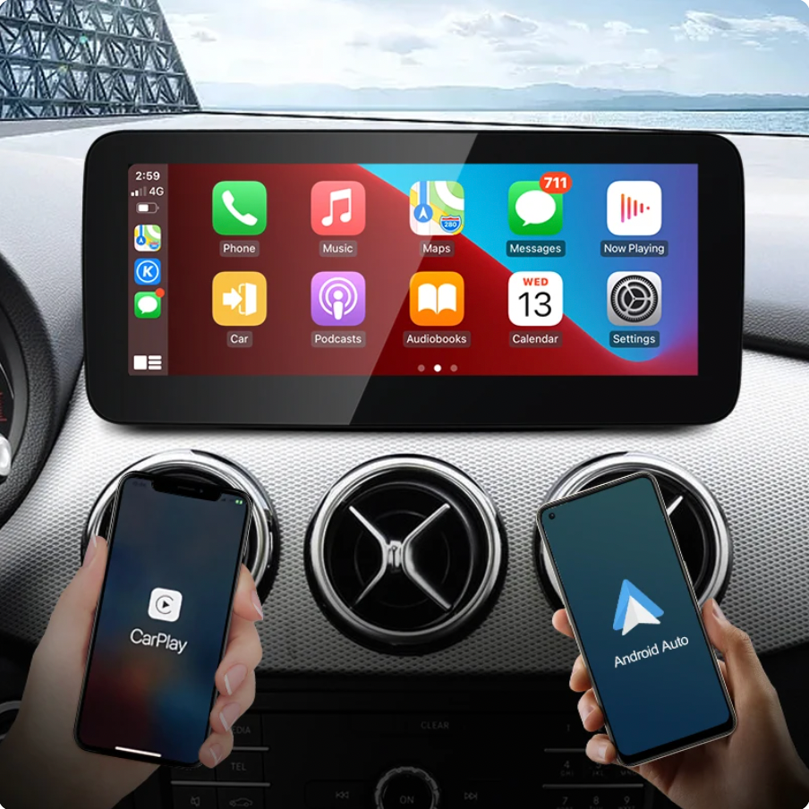 10.25" 8g+128g android screen radio gps navigation built- in Split screen& DSP For Mercedes Benz B Class W246 NTG5.0 2015-2019