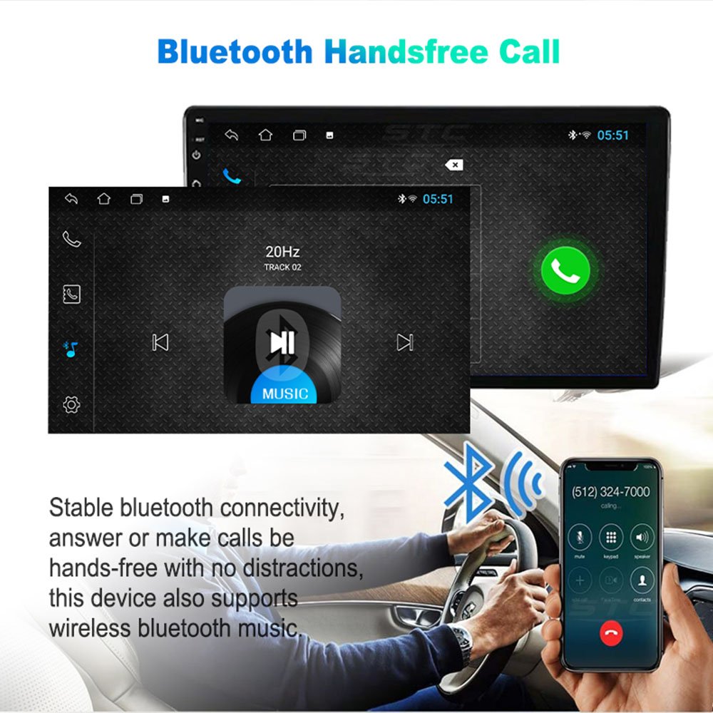 New arrival factory price Universal android screen Mirror link GPS tracker 9 inch 2 Din Touch Screen Car Audio radio video