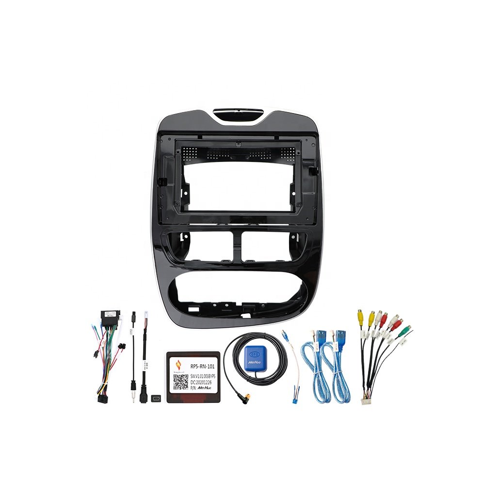 Meihua Auto Stereo Cable for Renault Clio 2013-2015 Car Radio with Facial Plastic 10.1inch Frame Accessories