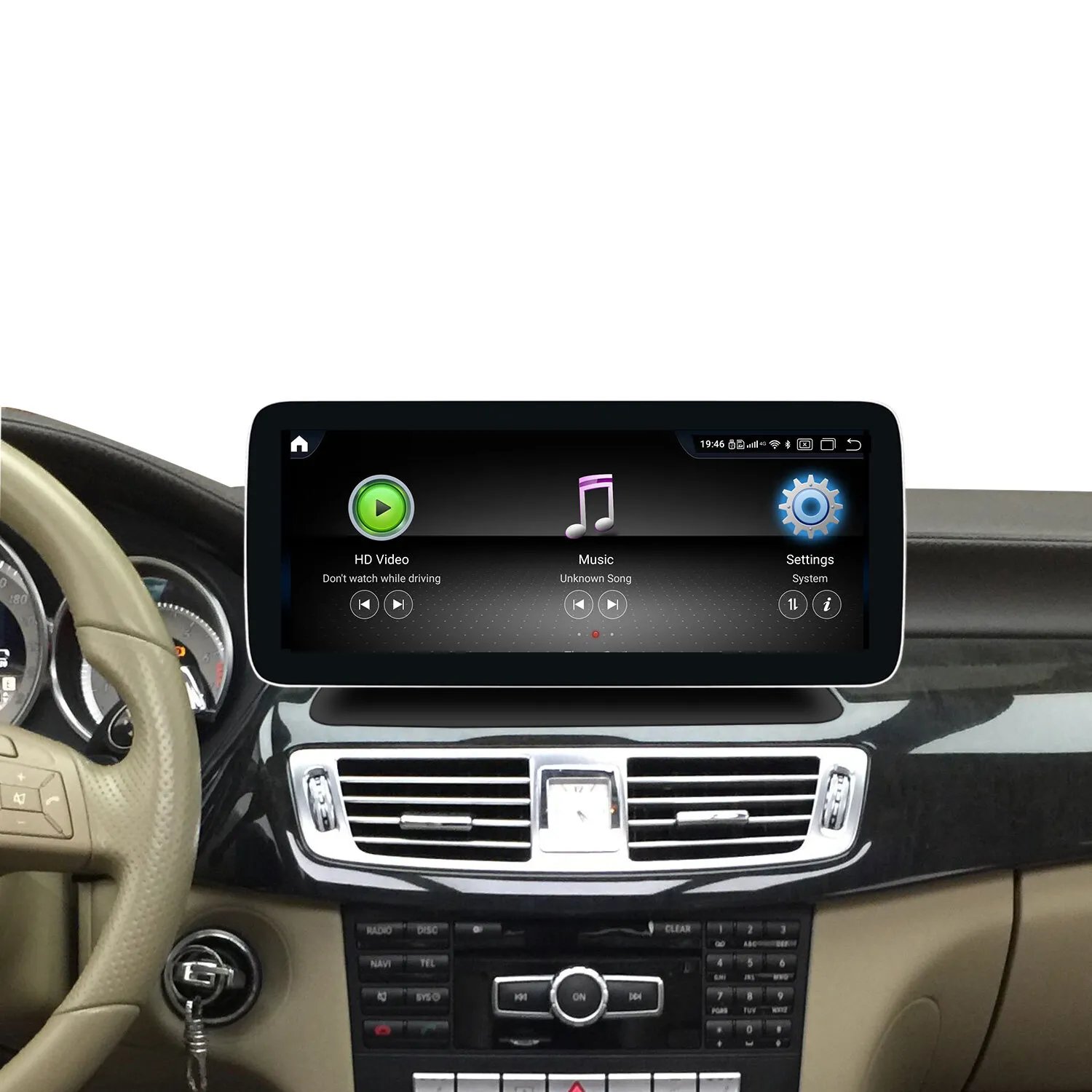 12.3" Android Navigation Car Audio System With Touch Screen for Mercedes Benz CLS Class W218 2012-2013 NTG4.5 Wireless Carplay