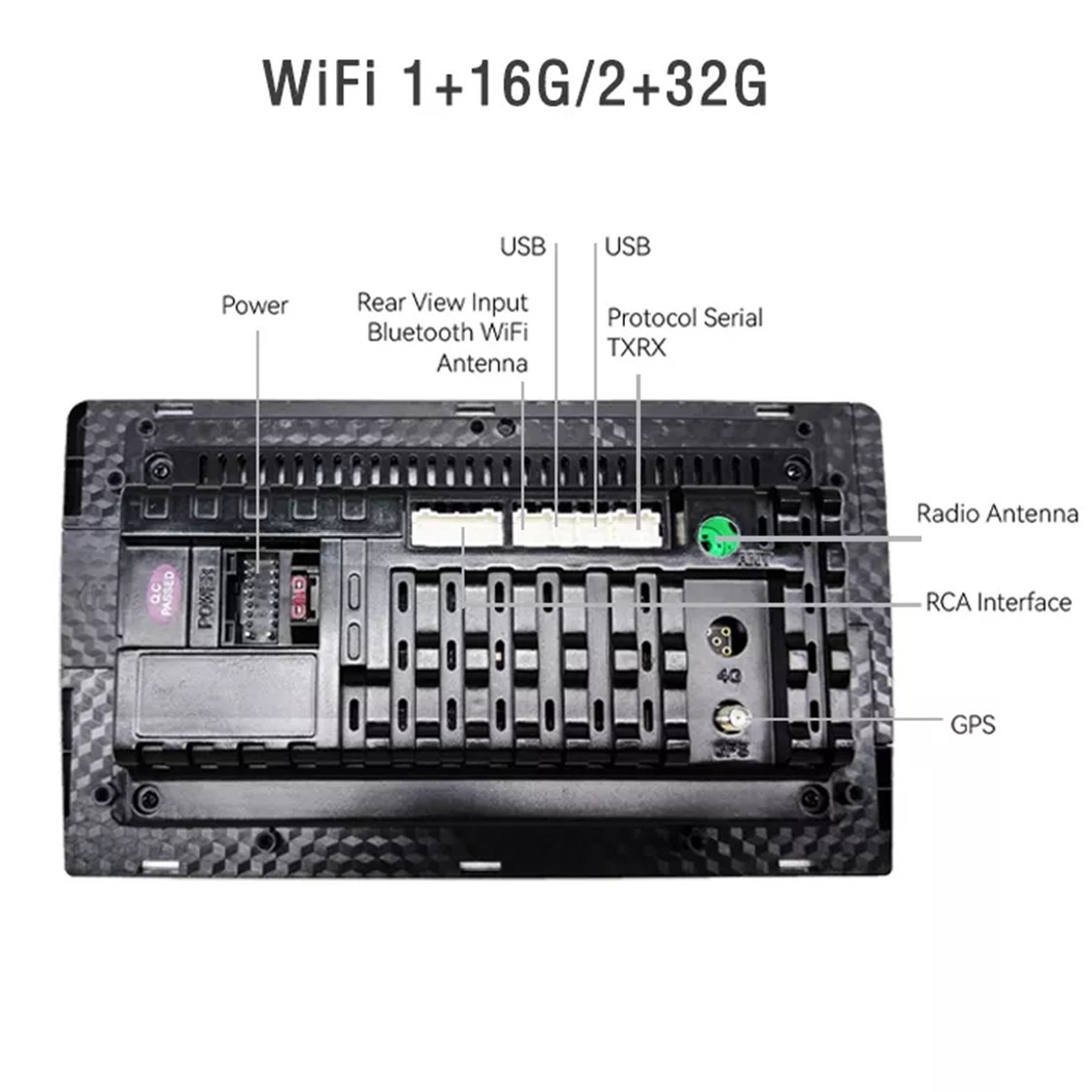 2din Android Car Radio 9" Dvd Player Mp5 Gps Navigation Wifi Bt Fm For K ia RIO 2 2005-2011