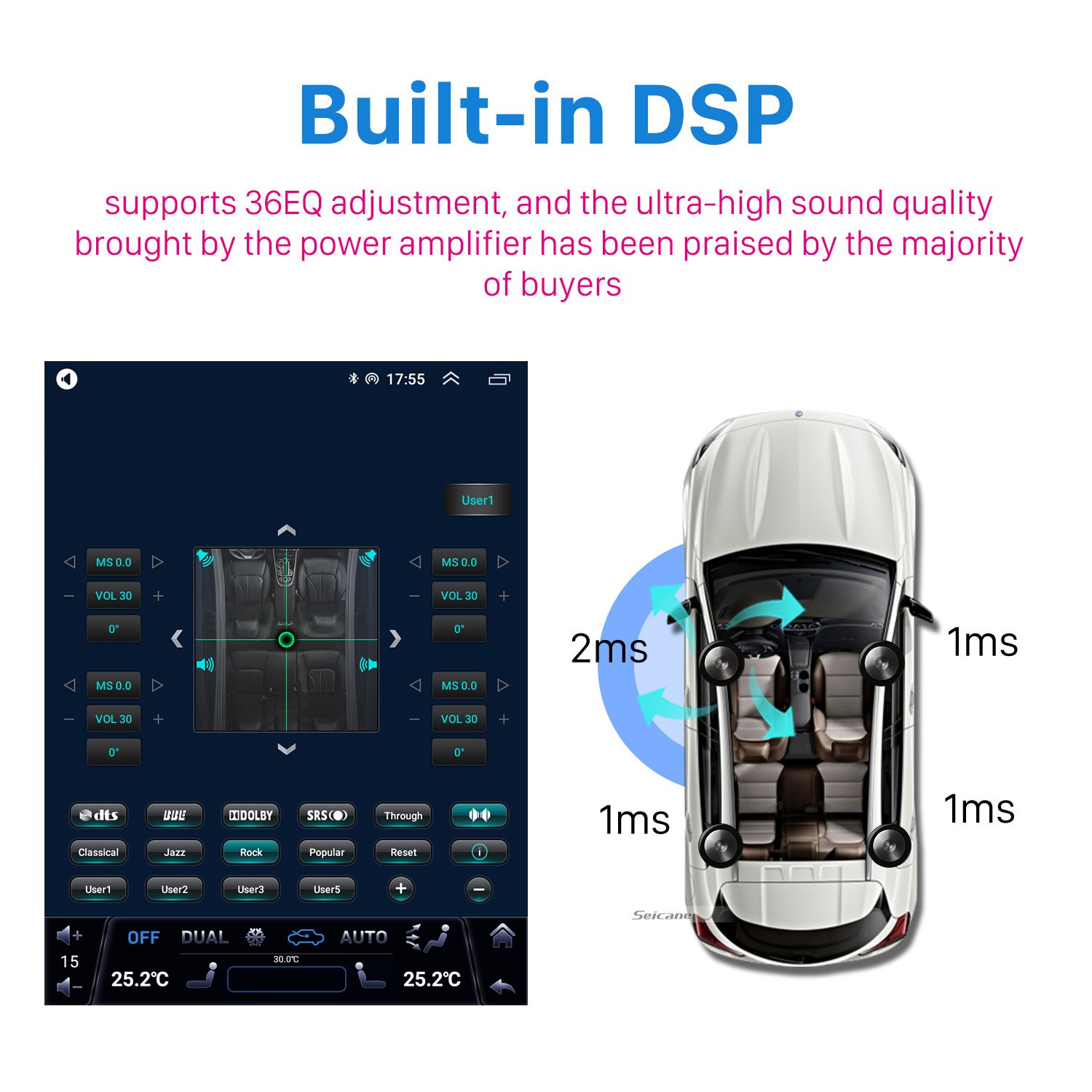 OEM Android 10.0 for Mercedes Benz Vito W447 2016 Radio with 9.7 inch HD Touchscreen GPS Carplay support TPMS DVR