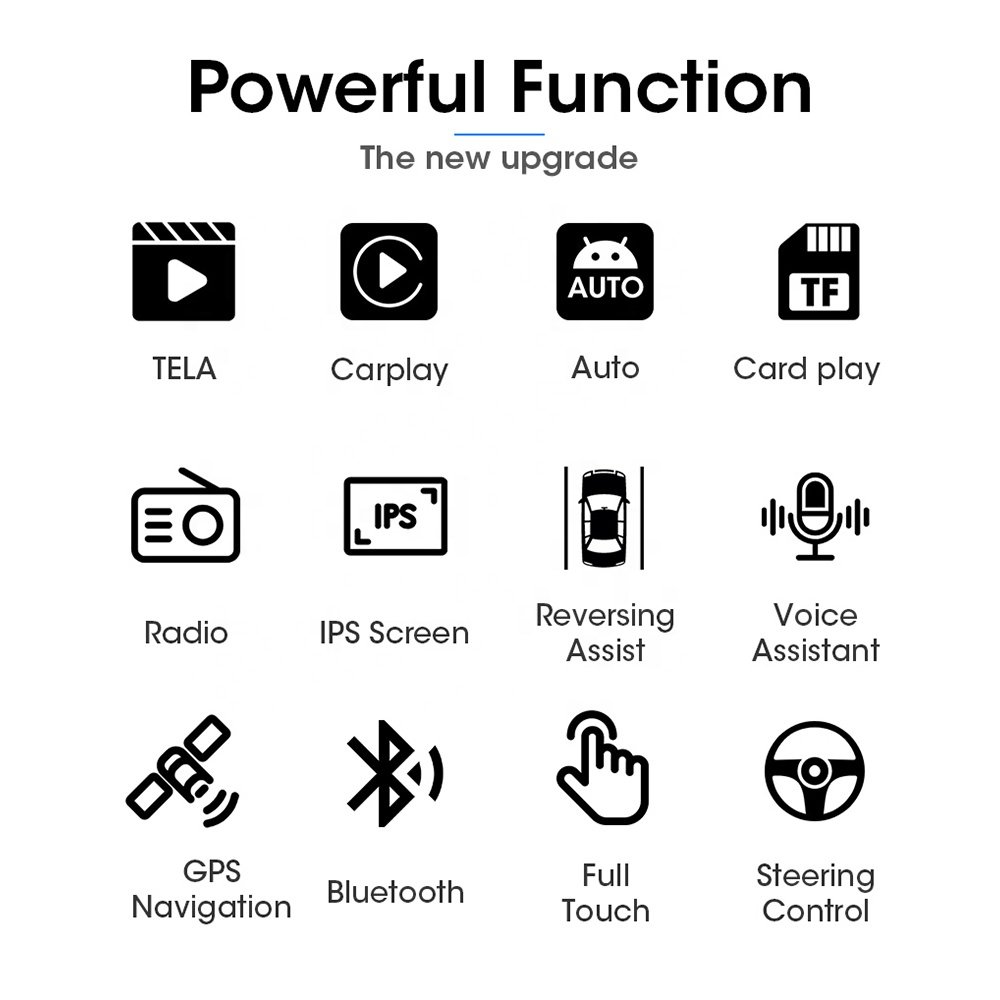 Jmance 7 inch Single Din Android Car Stereo Retractable Multimedia automatic telescopic auto radio carplay