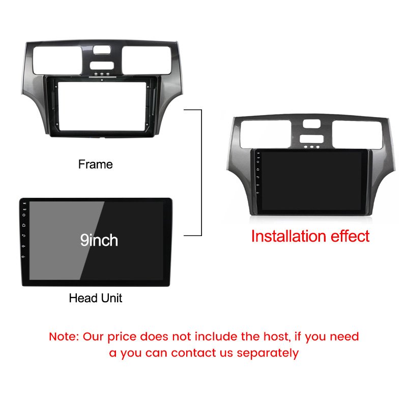 Factory price car dvd player car video dashboard radio car Fascia frame accessories for Lexus ES250 2001-2006 Lexus RX-300 cable