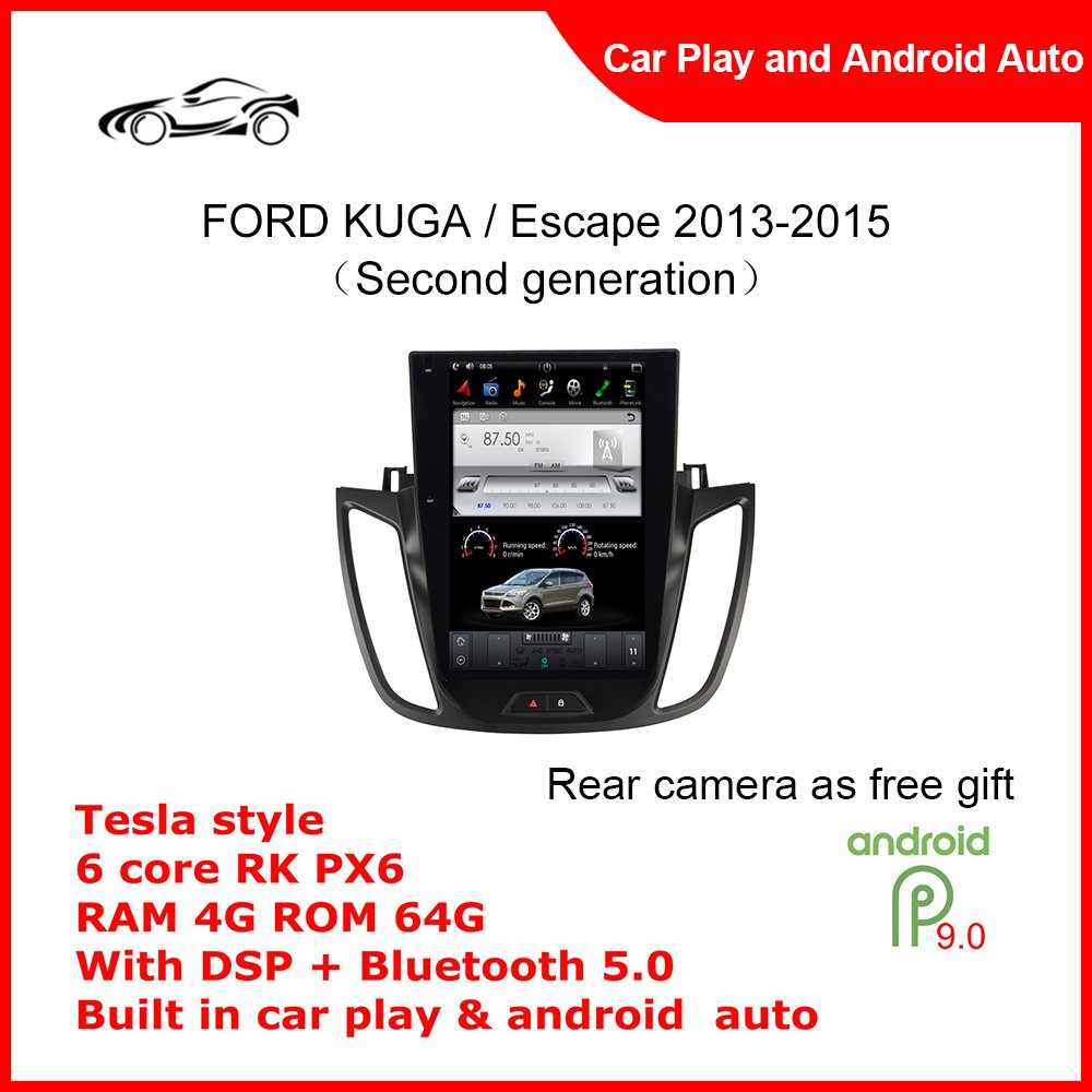 12.1'' Touch Screen For FORD KUGA / Escape 2013-2015 Car GPS Navigation Car Stereo Radio Car Player Video Play