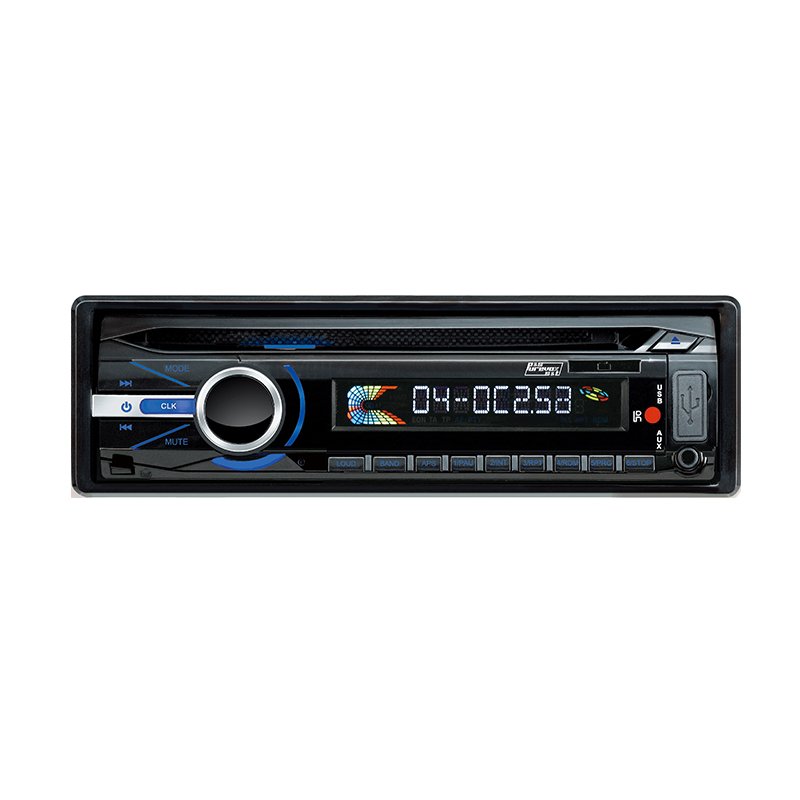 Customized 1 Din Detachable Panel LCD Car Radio High Power 12V CD/DVD/MP3 Screen Amplifier Remote Control Dashboard Placement