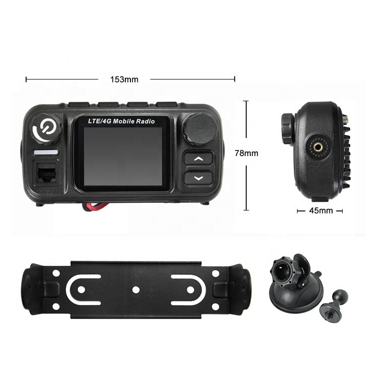PoC Car Radio 4G LTE 3G/2G Mobile Network mobile Taxi Base radio two way radio Walkie Talkie with SIM Card