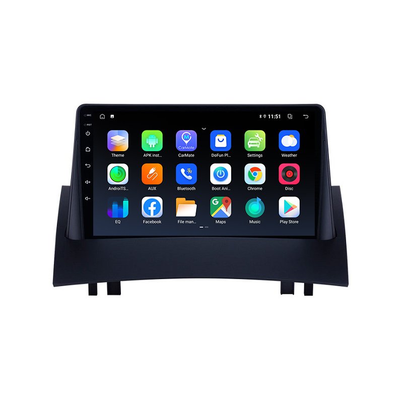 9 inch 2 Din Touch Screen Radio GPS Navigation Car DVD Player Android Car Stereo Video for Renault Megane 2 2004-2008