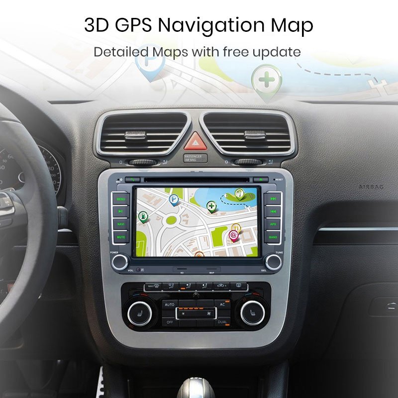 7 inch Car DVD Radio for VW Passat CC Golf B5 B6 Cabriolet Tiguan Jetta Polo Touran Android stereo GPS Navigation