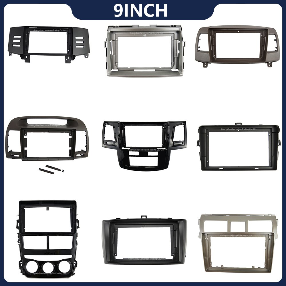 Car DVD Single Din Frame Kits for Toyota Crown 2005 - 2009 with Cable Wiring Harness other auto parts