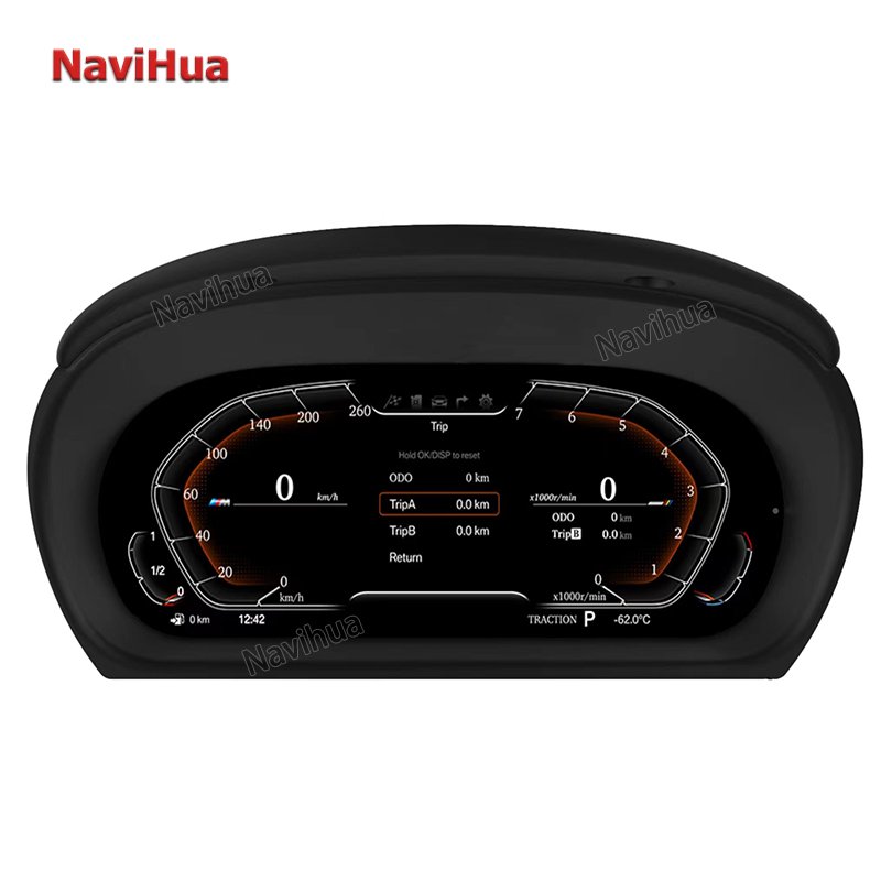 Navihua Linux System Car Digital cluster Auto Meter Android Stereo Radio GPS Navigation for BMW X1 E84 2012- 2015