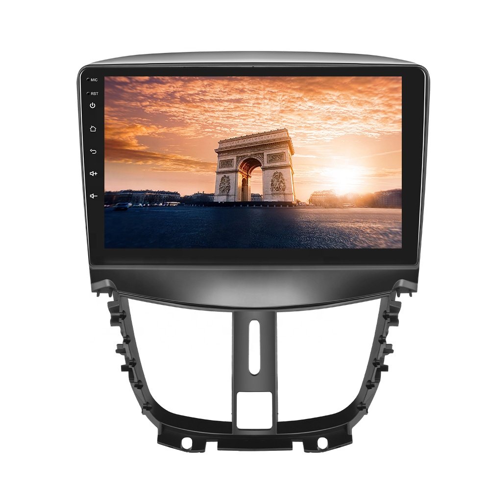 Podofo Stock US/EU Warehouse 9 inch Car DVD Player Panel For Peugeot 207 2009-2013 Stereo radio fascia frame Car Frame