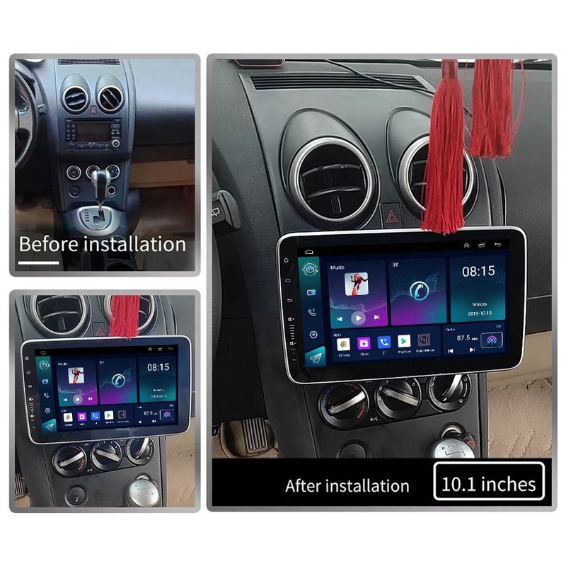 universal 1 din 10.1 inch android Multimedia Player car dvd player Rotatable 360 Degree car rotating car radio