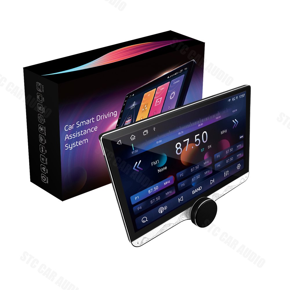 Single Knob 11.8 Inch Android Carplay 2K QLED Screen GPS Radio Dual knobs with Reversing Aid Combination 10 Inch 2K Car Player