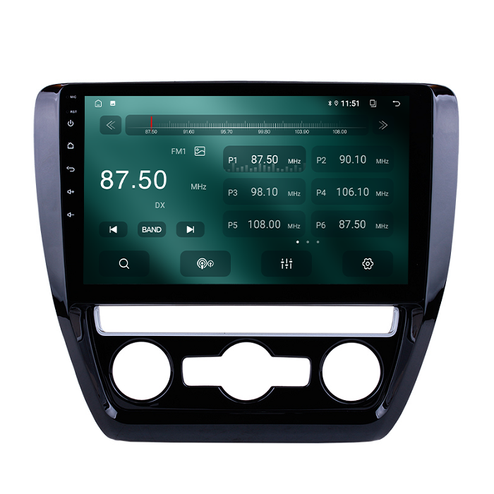 Android 9.0 system car player with gps navigator radio for For VW Volkswagen Sagitar Jetta Bora 2011-2016 10.1 inch