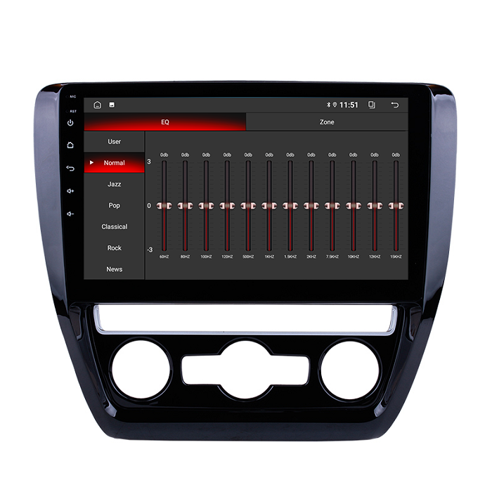 Android 9.0 system car player with gps navigator radio for For VW Volkswagen Sagitar Jetta Bora 2011-2016 10.1 inch