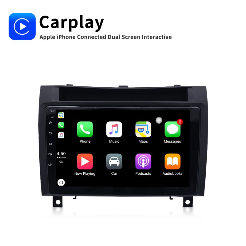 Touch Screen Gps Navigation 9 Inch 2 Din Android Car Radio Stereo Video Player for Benz SLK 04-10