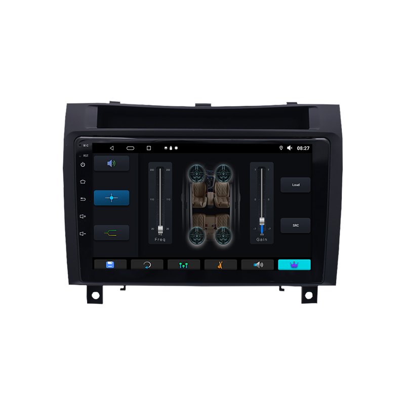 Touch Screen Gps Navigation 9 Inch 2 Din Android Car Radio Stereo Video Player for Benz SLK 04-10