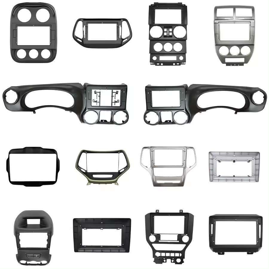 Hot Sale 9"/10" All Frames Stereo Gps Navigation Android Car Radio Bracket Panel Android Car Dvd Player Frame 2DIN Car Frame